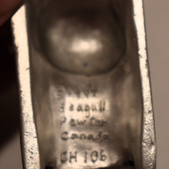 Mini Seagull Pewter Canada Sleigh Candle Holder - Picture 5 of 5